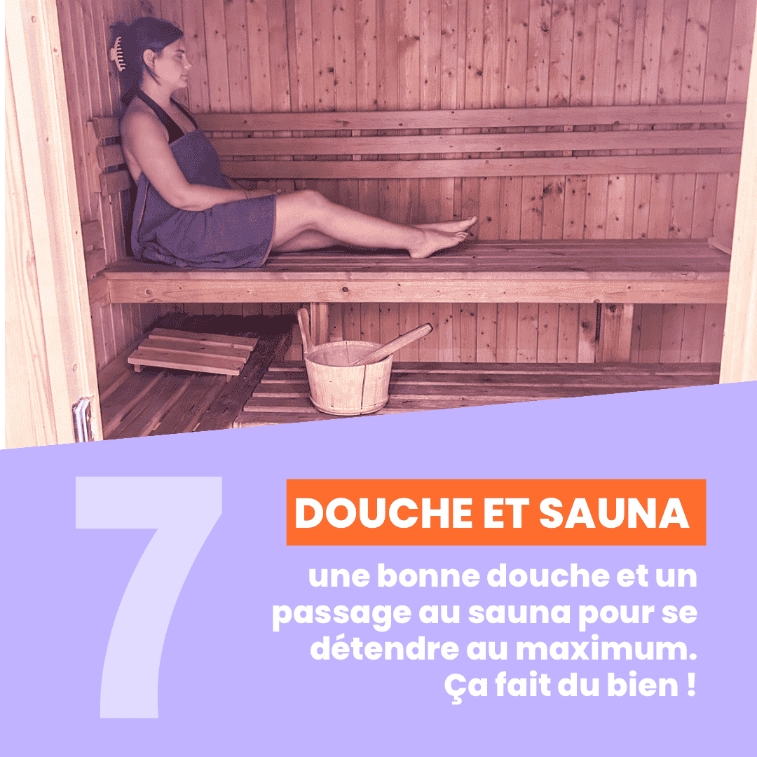Douche et sauna